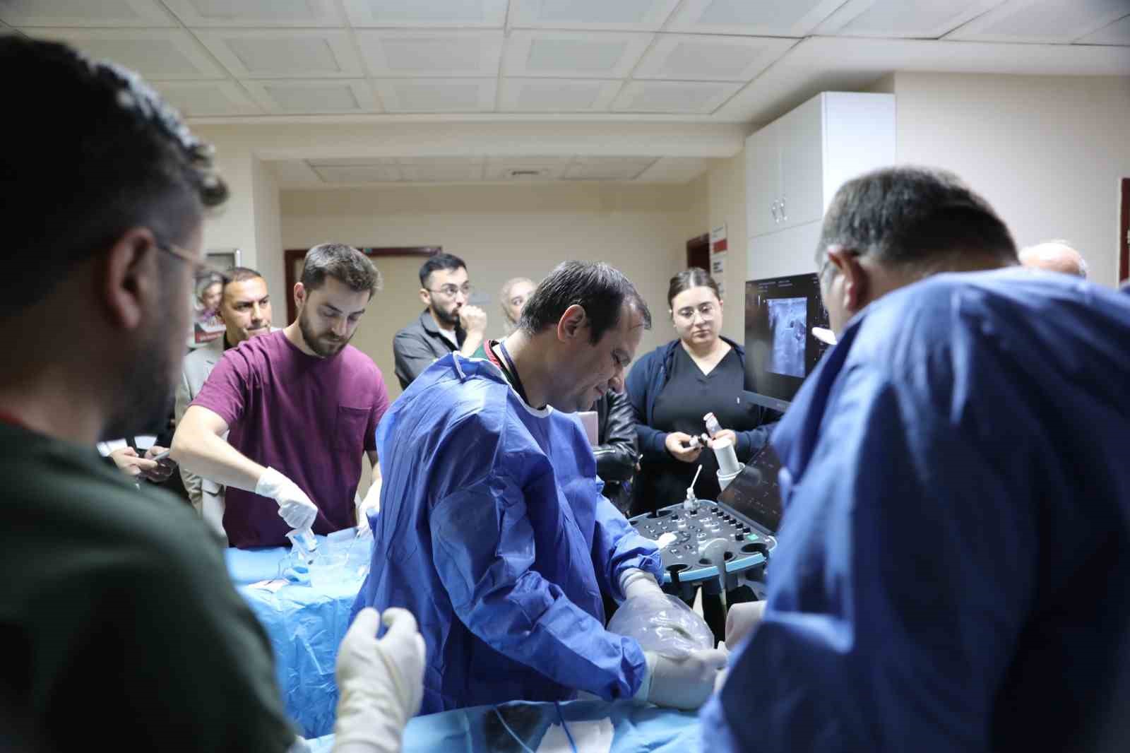 KÜTAHYA’DA ULUSLARARASI HEKİMLERE MİKRODALGA ABLASYON EĞİTİMİ