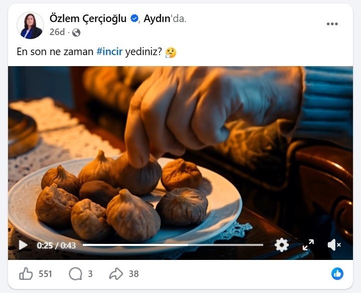 AYDIN BÜYÜKŞEHİR BELEDİYE BAŞKANI ÖZLEM ÇERÇİOĞLU TARAFINDAN BAŞLATILAN KAMPANYA İLE, AYDIN’IN DÜNYACA ÜNLÜ İNCİRİ KISA FİLM İLE EKRANLARA TAŞINDI