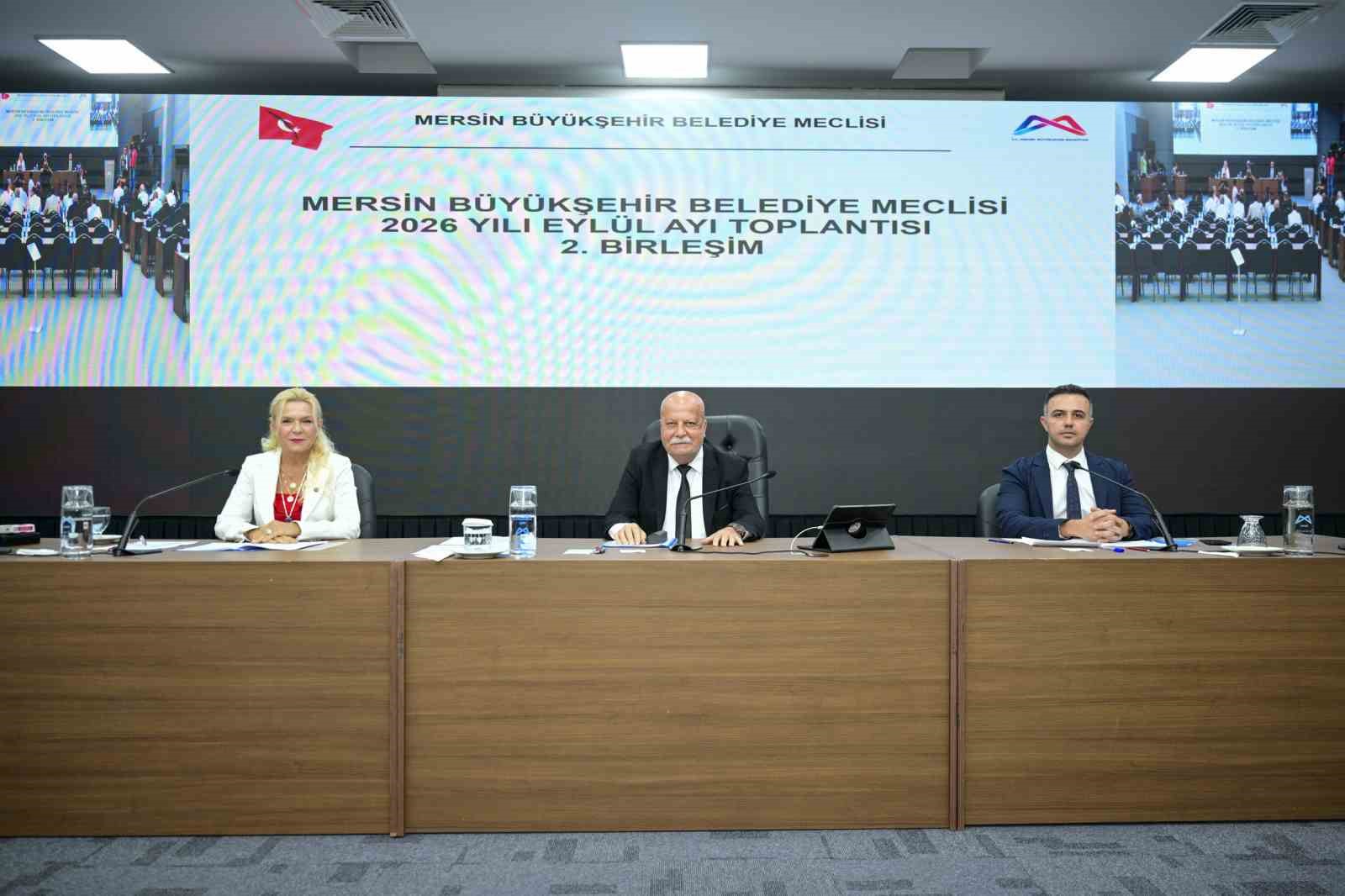 MERSİN BÜYÜKŞEHİR BELEDİYE MECLİSİNİN 2026 YILI EYLÜL AYI OLAĞAN TOPLANTISININ 2. BİRLEŞİMİ, MECLİS 1. BAŞKAN VEKİLİ ALİ UYAN BAŞKANLIĞINDA GERÇEKLEŞTİRİLDİ.