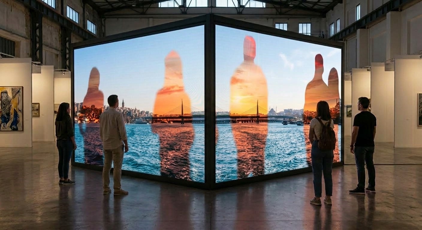 TRENDYOL SANAT, CONTEMPORARY ISTANBUL’UN 21’İNCİ EDİSYONUNDA, MULTİDİSİPLİNER SANATÇI BALKAN KARIŞMAN’IN ETKİNLİK İÇİN ÖZEL OLARAK ÜRETTİĞİ SEYİR ADLI DİJİTAL ENSTALASYONU SANATSEVERLERLE BULUŞTURUYOR.
