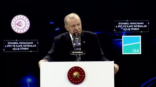 Cumhurbaşkanı Erdoğan: "Uçak inmez dedikleri İstanbul Havalimanı, hizmete girdiği günden beri rekordan rekora, başarıdan başarıya koşuyor"