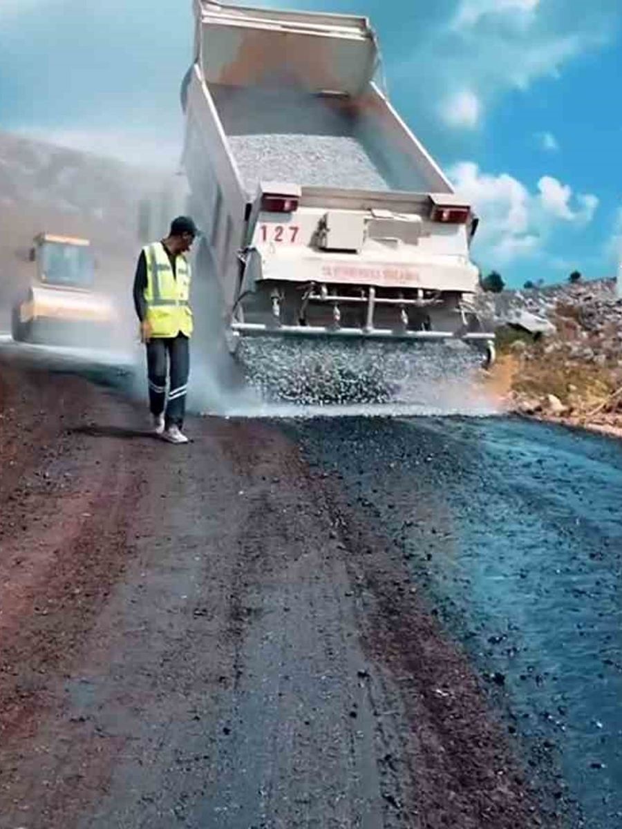 Kozağaç-Kavaklıdere yolunda 16 kilometrelik yenileme çalışması tamamlandı
