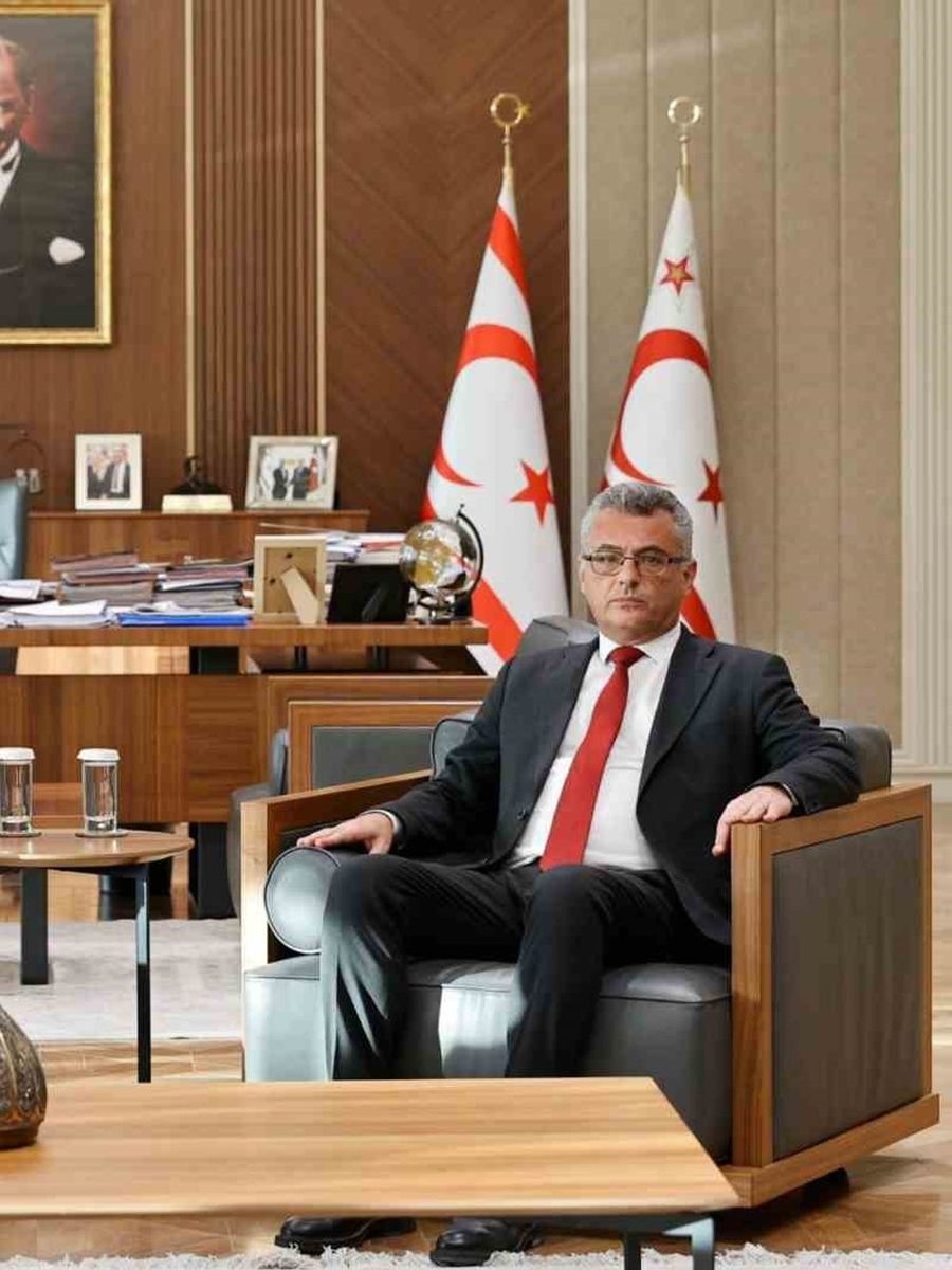 Cumhurbaşkanı Yardımcısı Yılmaz, KKTC Cumhurbaşkanı Erhürman ile görüştü