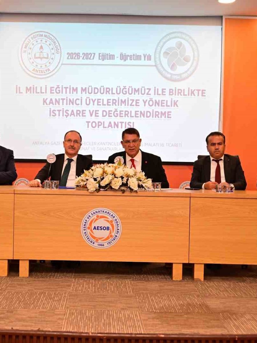 Kantinci esnafı ile eğitim yöneticilerinin sorun ve talepleri masaya yatırıldı