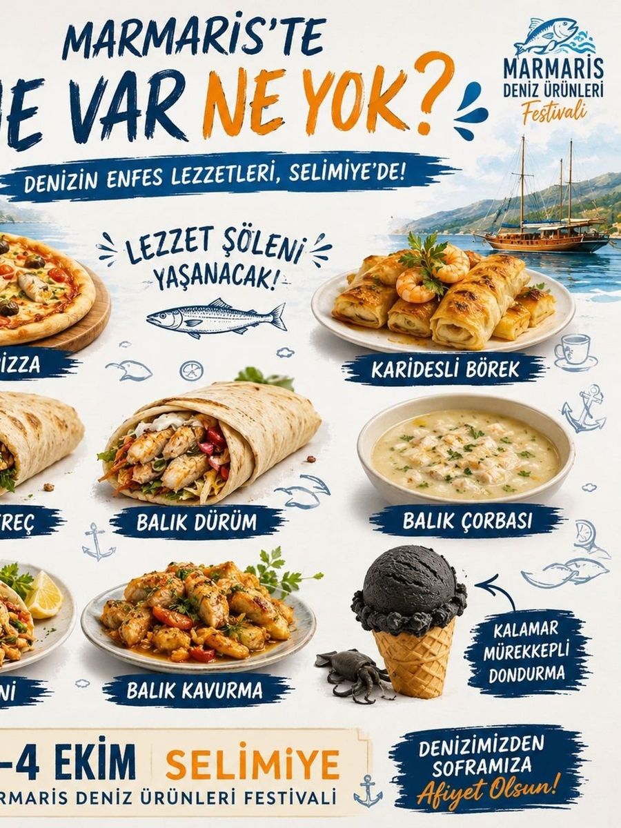 Marmaris’teki festivalde lezzet şöleni yaşanacak