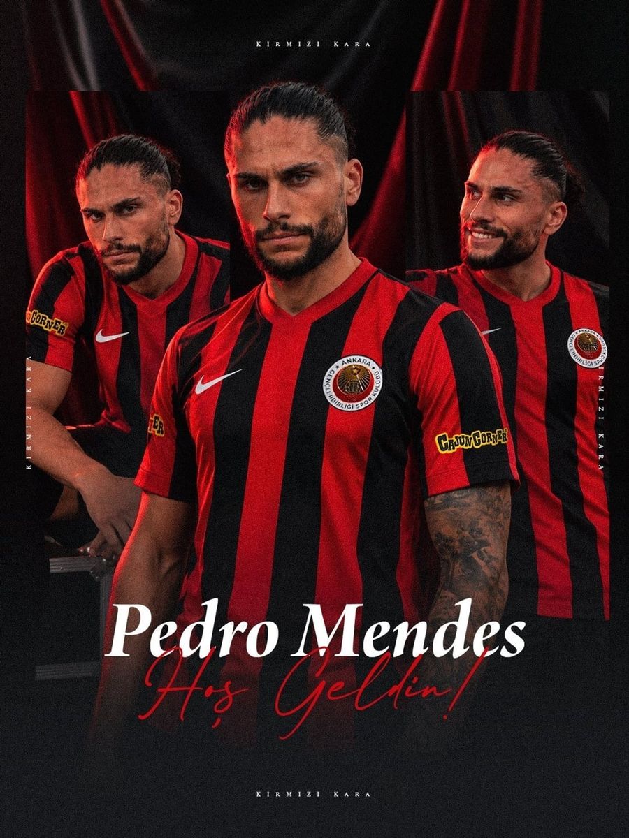 GENÇLERBİRLİĞİ, PEDRO MENDES’İ KADROSUNA KATTIĞINI AÇIKLADI.