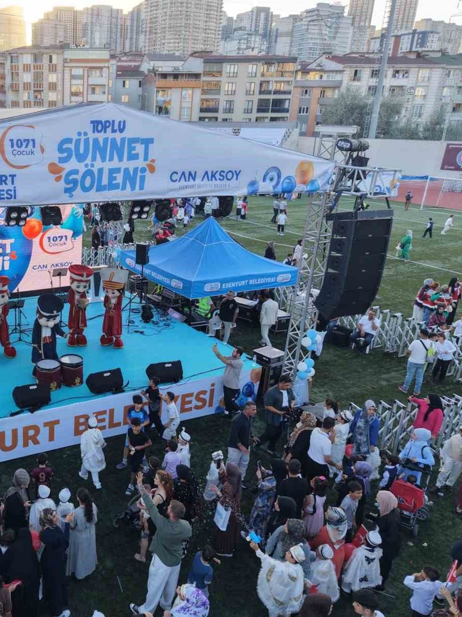 Esenyurt Belediyesi 1071 çocuk için toplu sünnet şöleni düzenledi