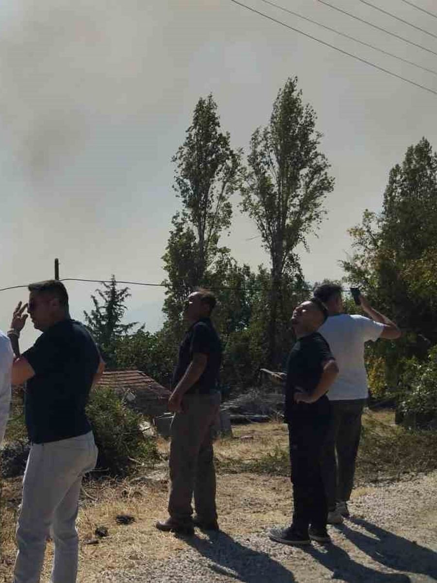 Burdur’da orman yangını