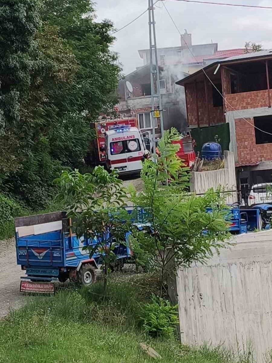 Samsun’da ev yangını: 1 ölü