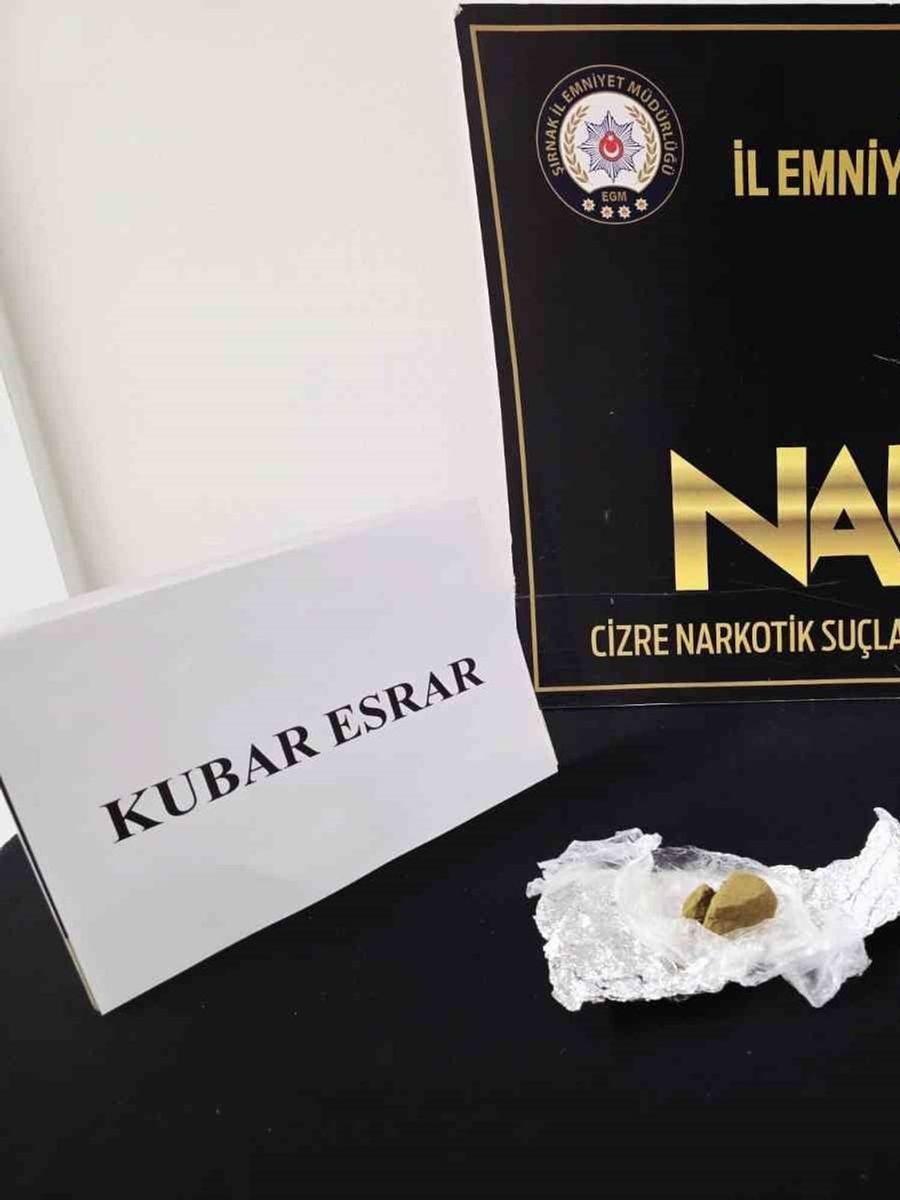 Şırnak’ta narkotik ve asayiş operasyonları