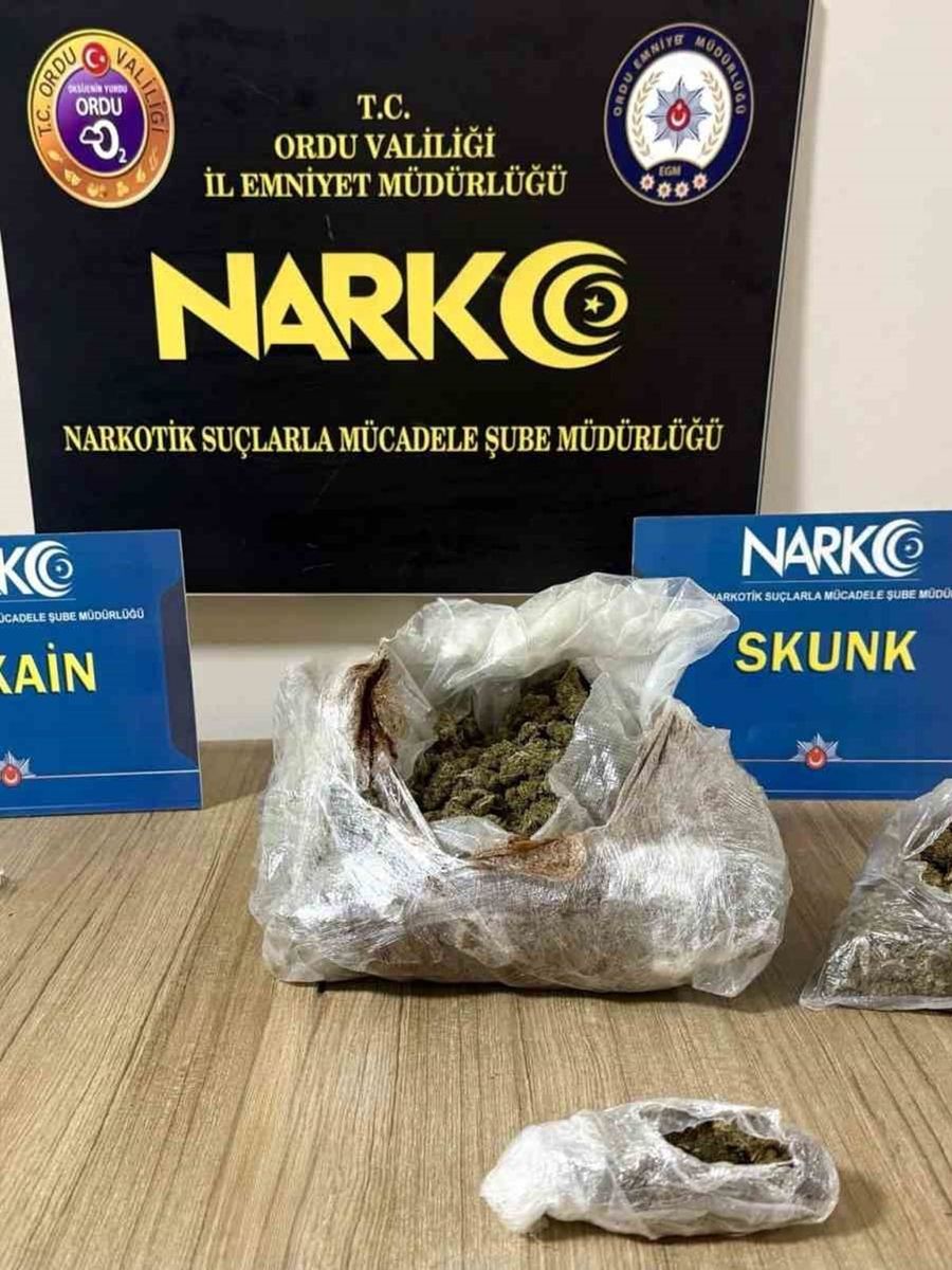 Ordu’da uyuşturucu operasyonlarında 4 tutuklama