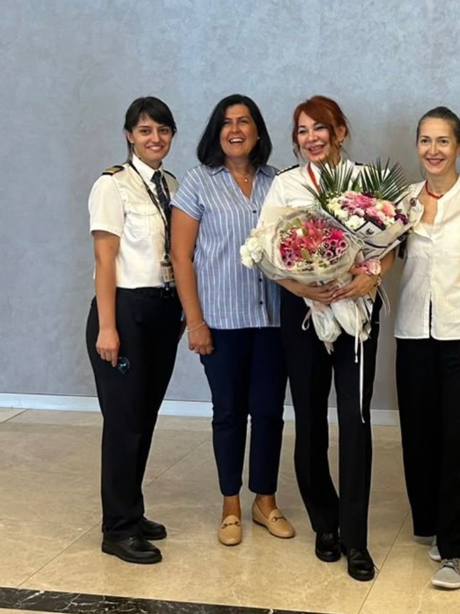 THY’nin ilk kadın kaptan pilotu emekli oldu