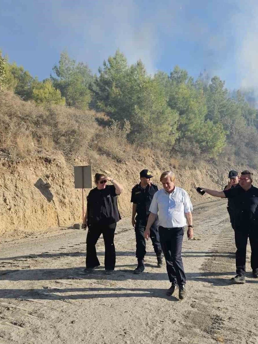 Serik’teki yangının ardından hasar tespit çalışmaları başladı