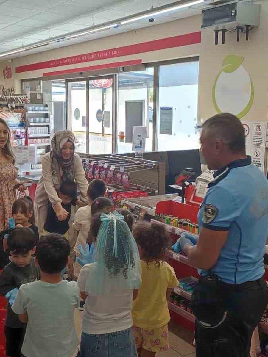 Zabıta Haftası’nda miniklerden anlamlı denetim