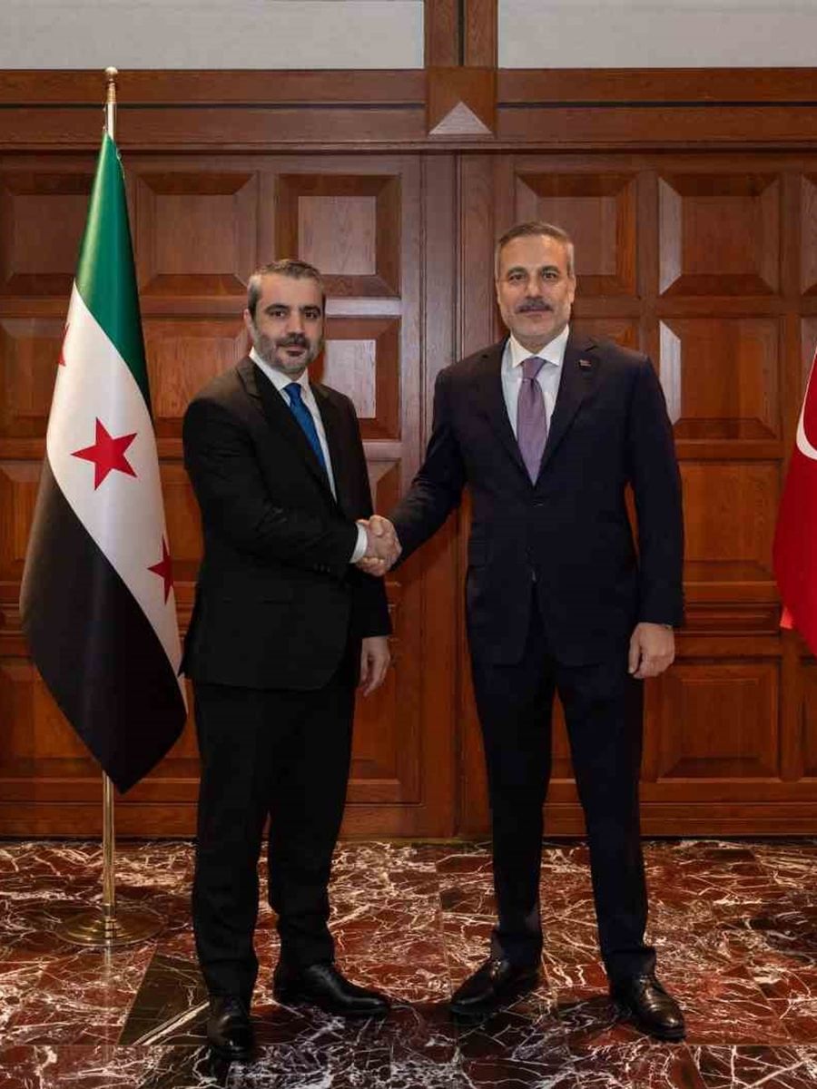 Bakan Fidan, Suriyeli mevkidaşı Şeybani ile görüştü