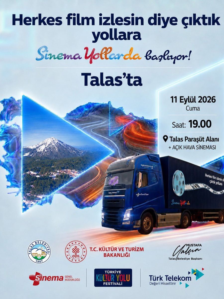 Sinema Tırı bu kez Talas’ta