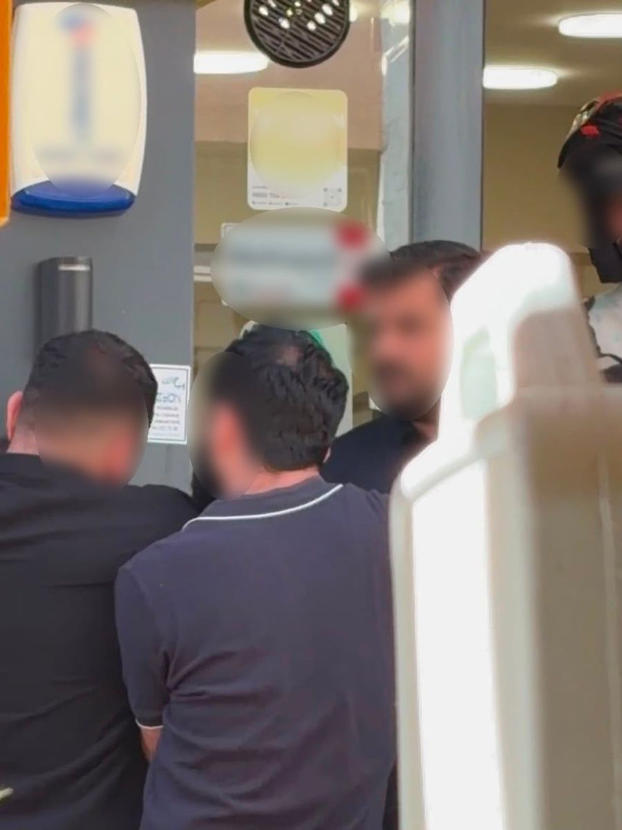 Kırklareli’nde bir şahsın babasını darbettiği anlar kameraya yansıdı