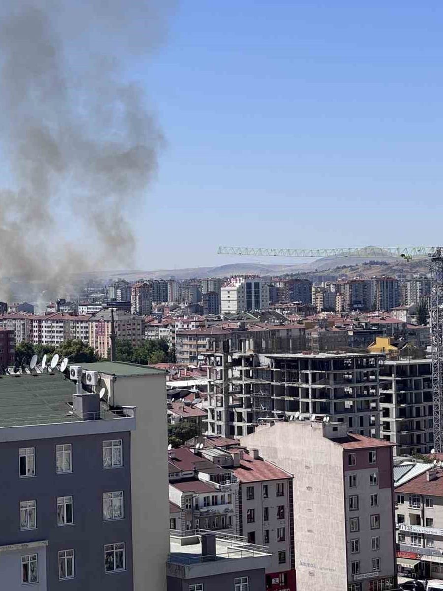 Ot yangınında 6 dönüm alan kül oldu