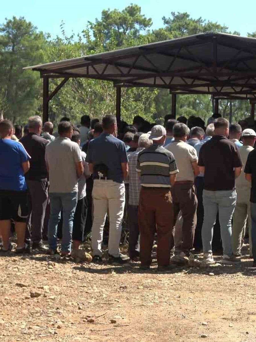 Aksu yangınında kalp krizi geçiren vatandaş son yolculuğuna uğurlandı