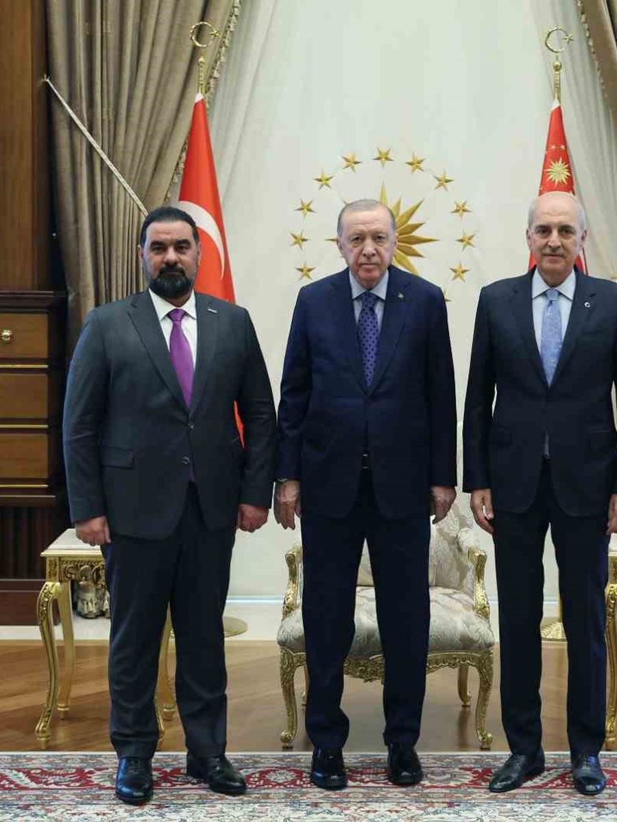 Cumhurbaşkanı Erdoğan, Irak Temsilciler Meclisi Başkanı Halbusi’yi kabul etti