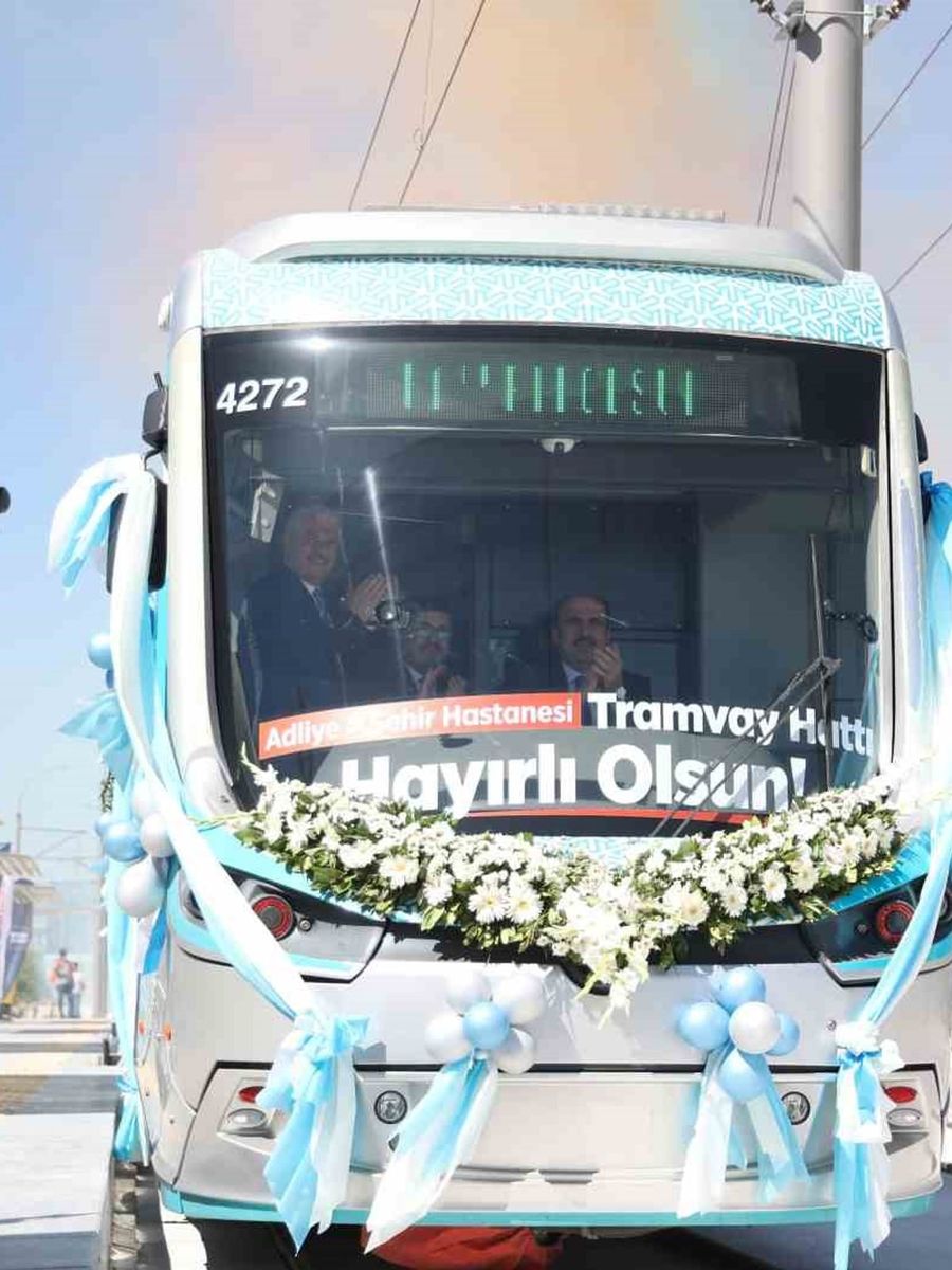 Konya’nın raylı sistem ağını güçlendirecek Adliye-Şehir Hastanesi Hattı açıldı