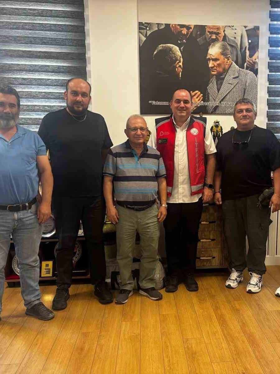 İHA’dan İtfaiye Daire Başkanı Nazım Ergelen’e geçmiş olsun ziyareti