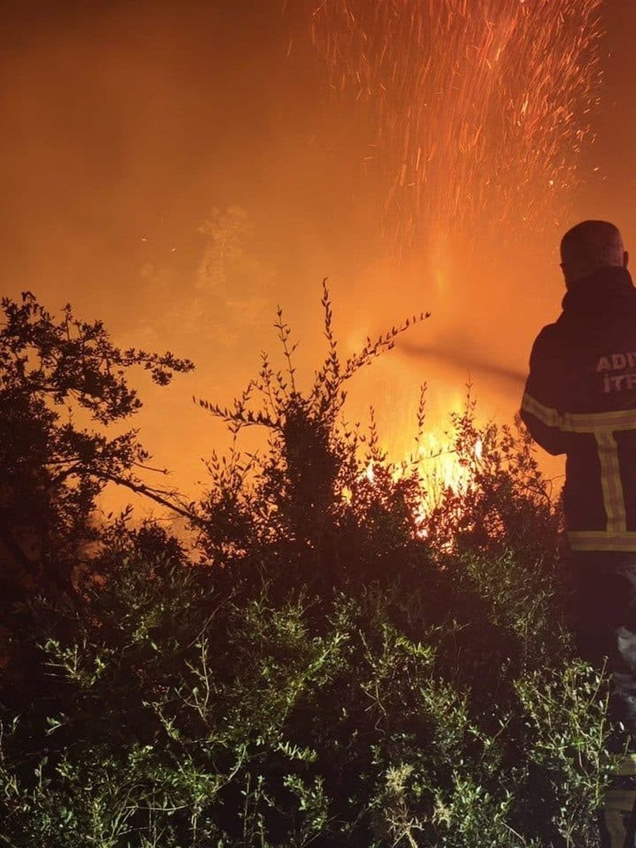 Adıyaman’dan Adana’ya itfaiye desteği