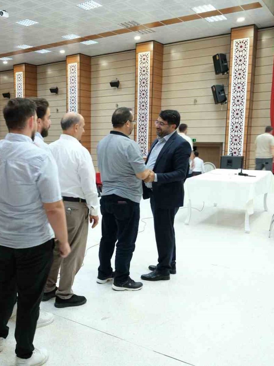 Erzincan İl Müftüsü Fakirullahoğlu personelle vedalaştı