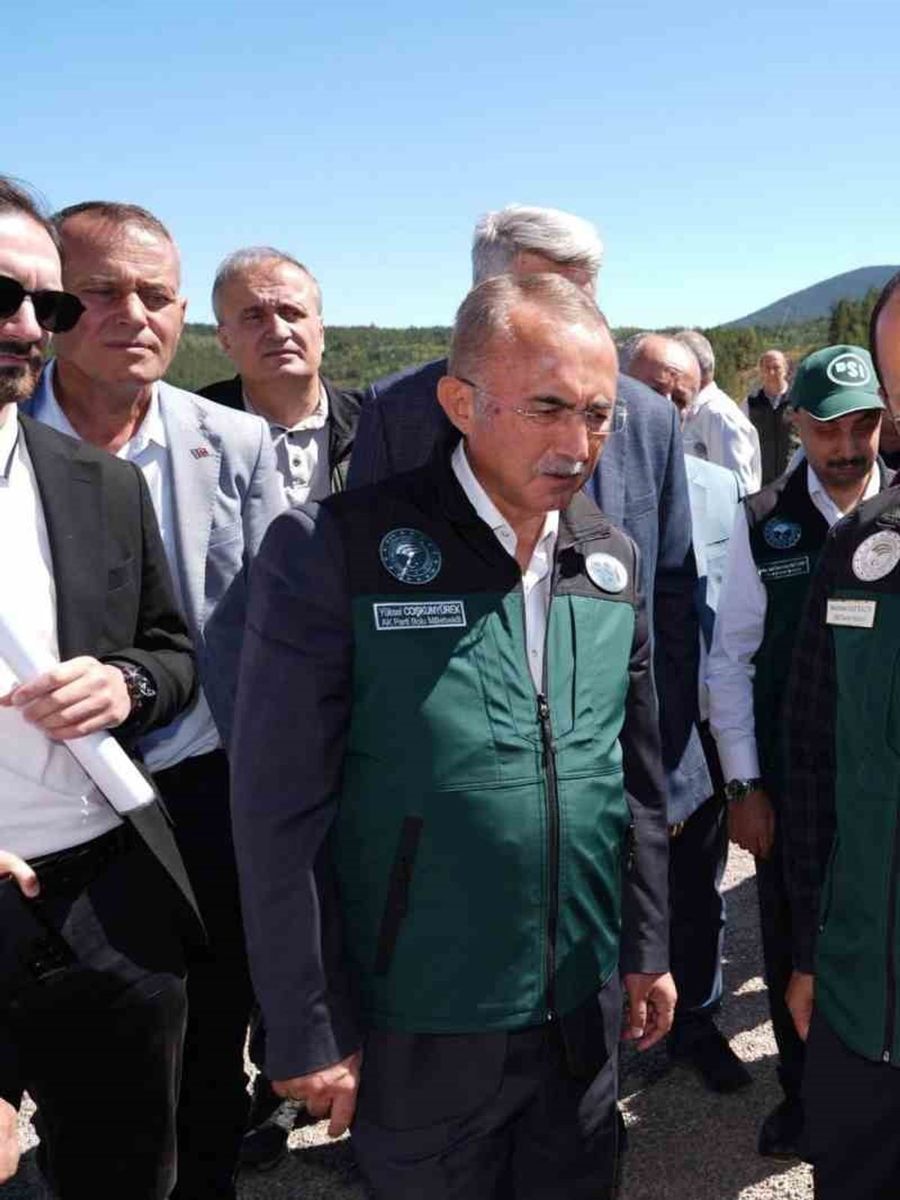 DSİ Genel Müdürü Balta, 148 bin 350 dekar araziyi sulayacak Tekke Barajı’nı inceledi
