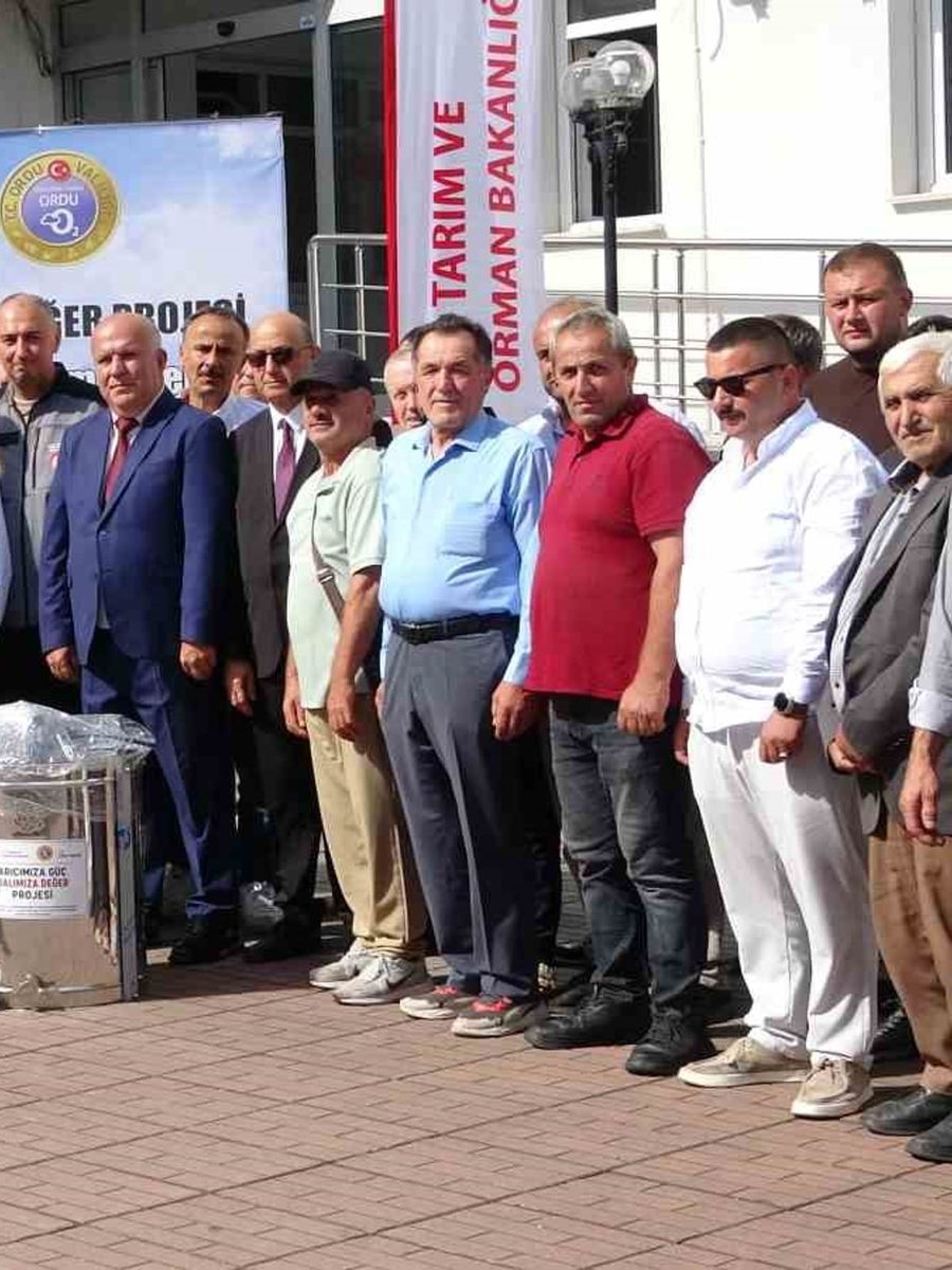 Ordu’da 92 arıcıya yüzde 70 hibeli bal süzme makinesi desteği