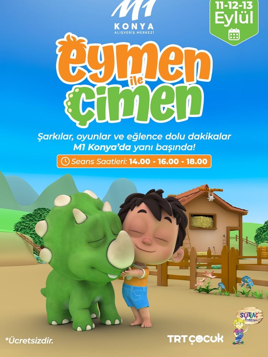 M1 Konya AVM, Eymen İle Çimen’i çocuklarla buluşturuyor
