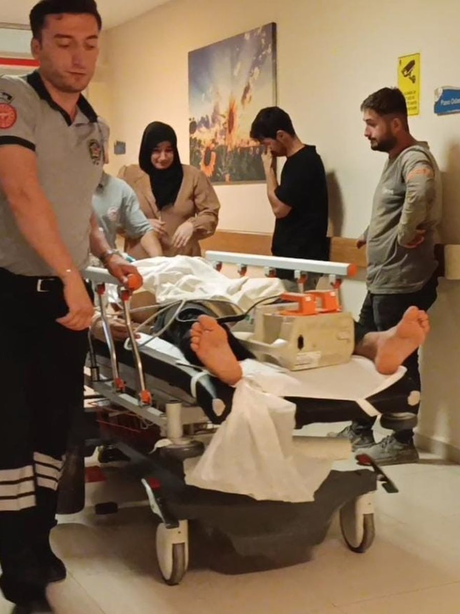 İnegöl’de inşaatta panik