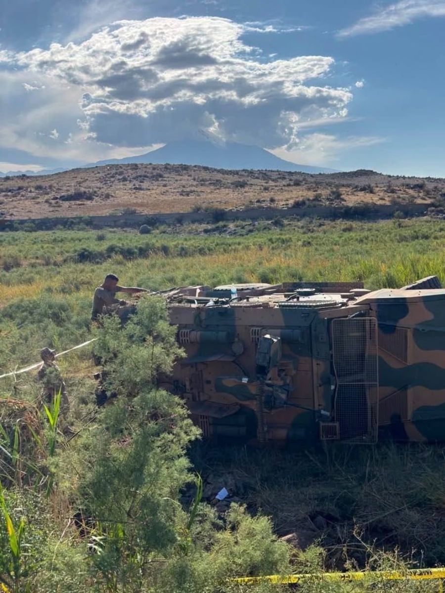 Iğdır’da askeri araç devrildi: 1 şehit, 2 yaralı