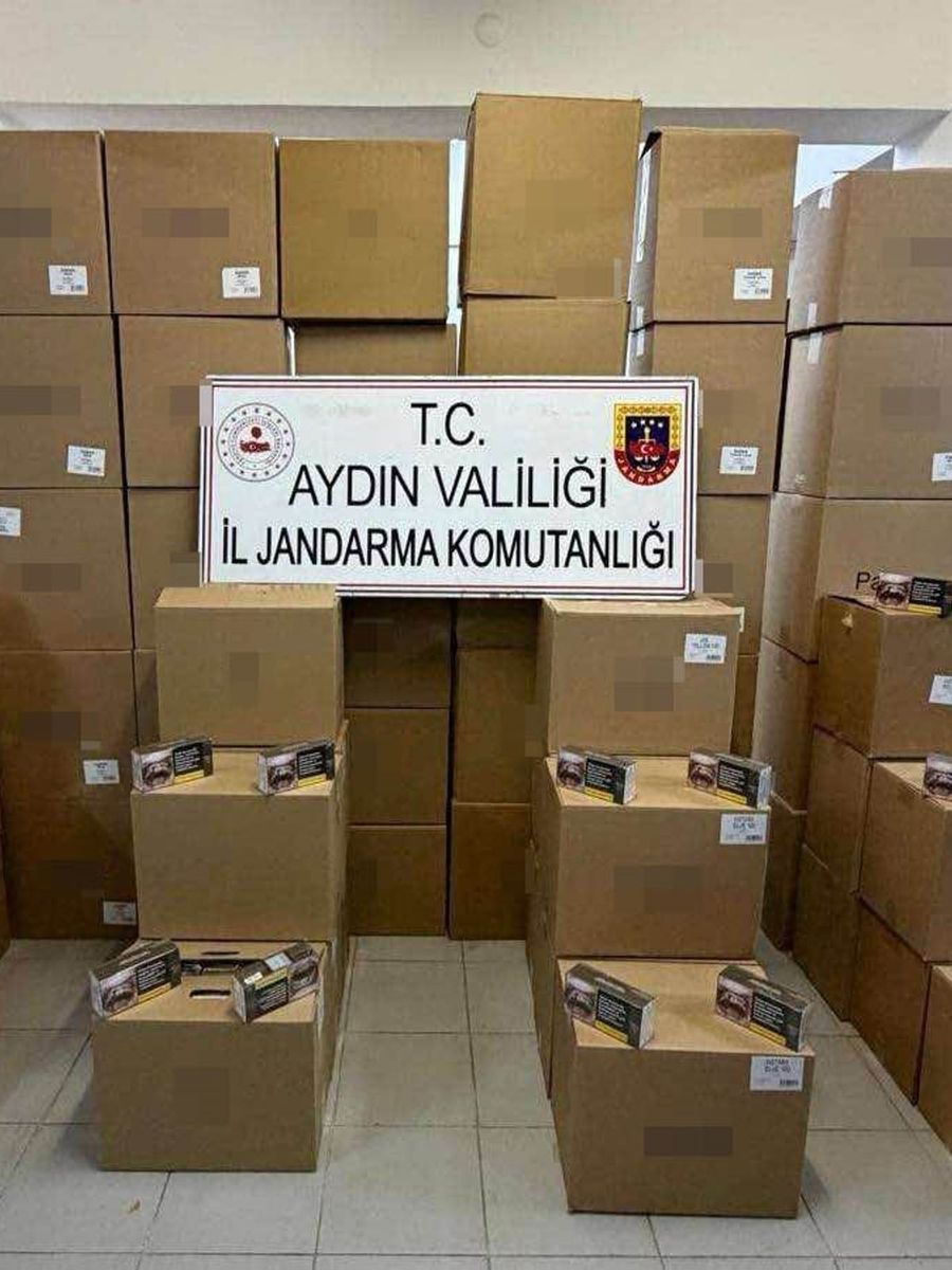 Köşk’te kaçak tütün operasyonu: 630 bin makaron ele geçirildi