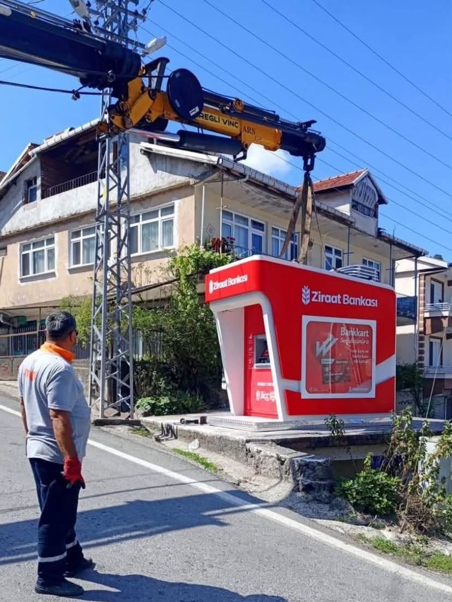 Kaptaş’a ATM hizmeti kazandırıldı