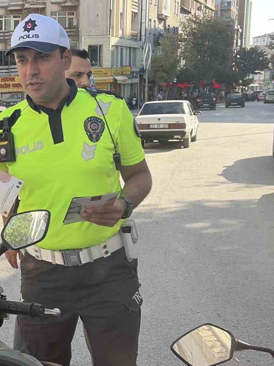 Elazığ’da motosiklet sürücülerine sıkı denetim