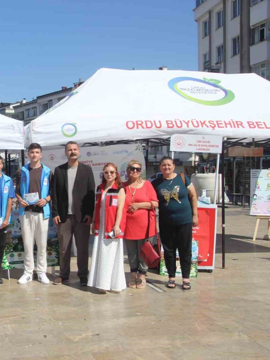 Çocuklardan iklim değişikliğine karşı farkındalık etkinliği