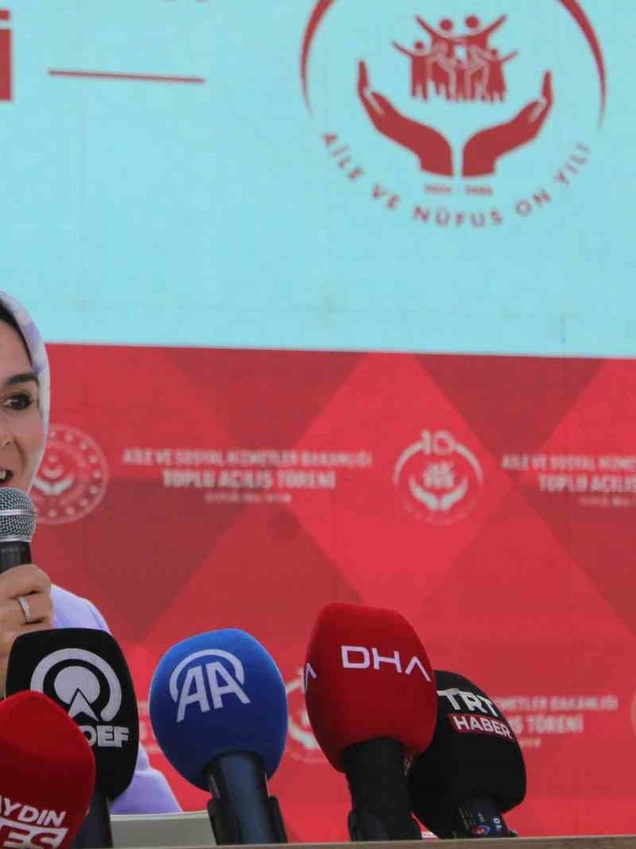 Aile ve Sosyal Hizmetler Bakanı Göktaş Aydın’da 4 merkezin açılışını yaptı