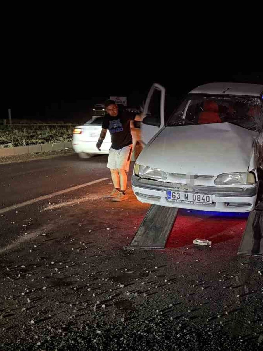 Siverek’te iki araç çarpıştı: 2 yaralı