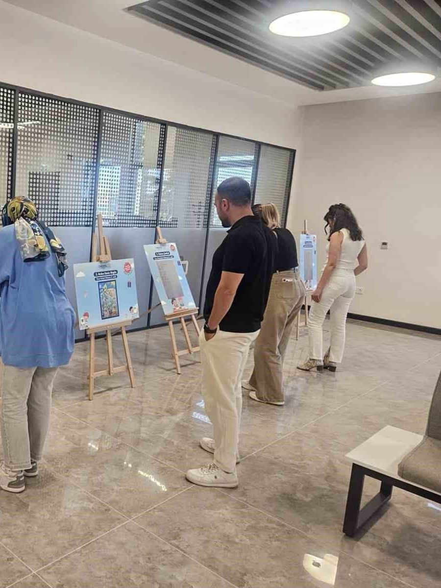 OEDAŞ çocukların enerji tasarrufu temalı eserlerini sergiliyor