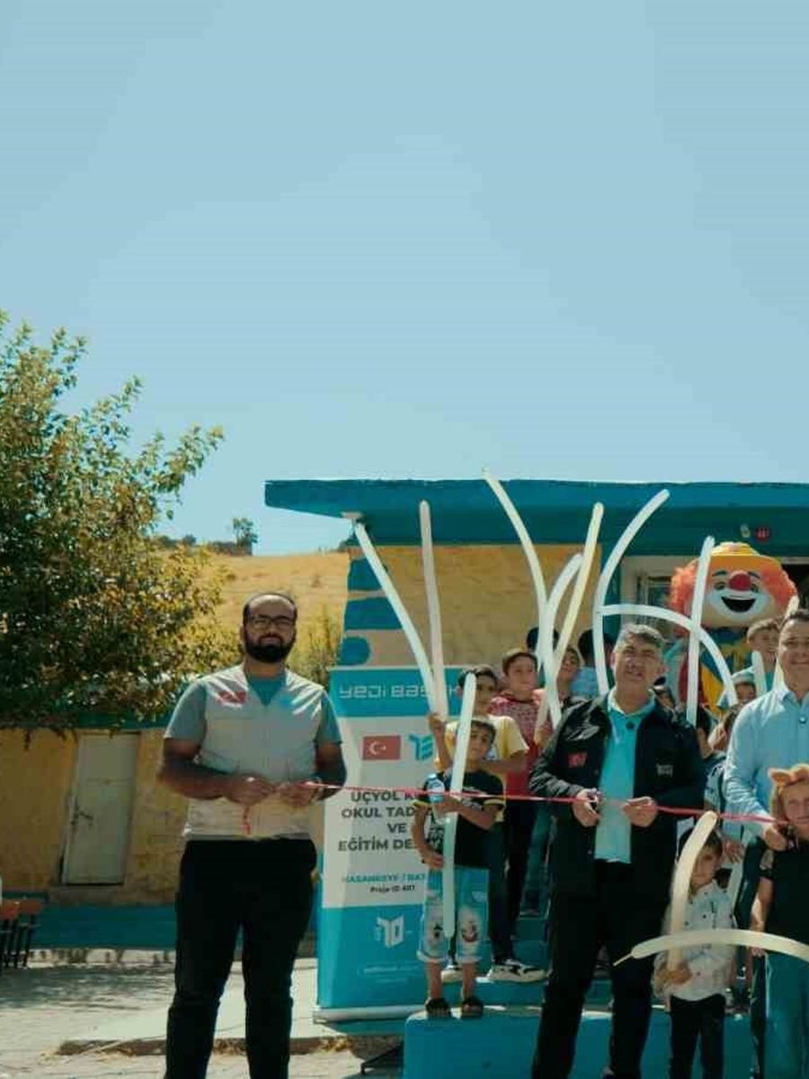 Yedi Başak derneği tarafından Batman’da 60 yıllık köy okulu yenilendi
