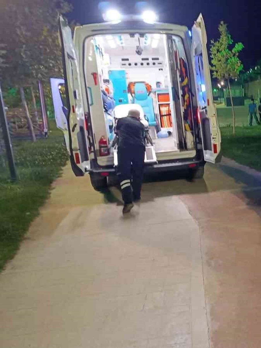 Battalgazi’de scooter kazasına ekiplerden hızlı müdahale