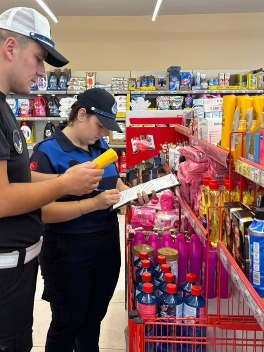Ordu’da marketlerde raf ve kasa fiyatları denetlendi