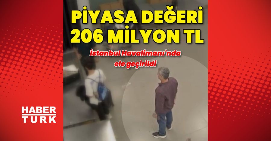 İstanbul Havalimanı'nda 51,5 Kilo Kokain Ele Geçirildi