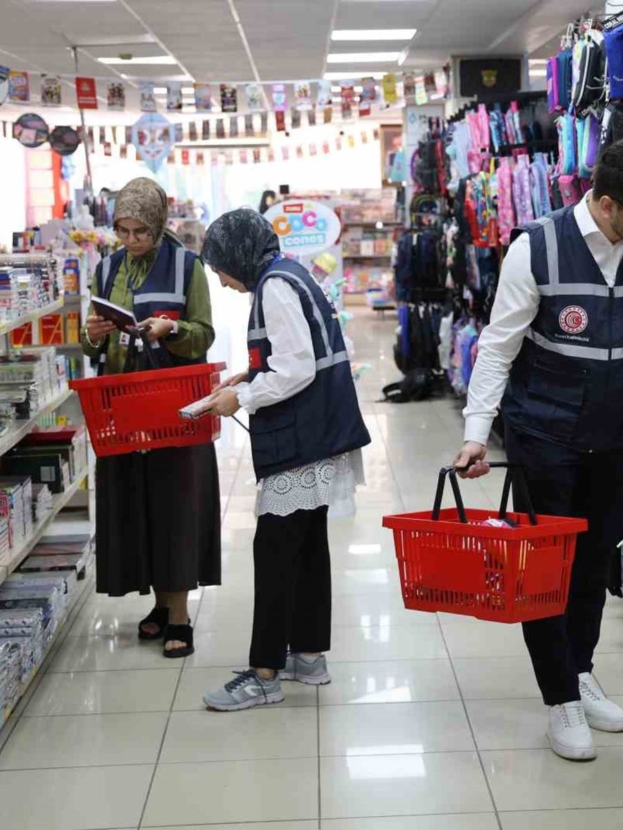 Mersin’de kırtasiyelere sıkı denetim