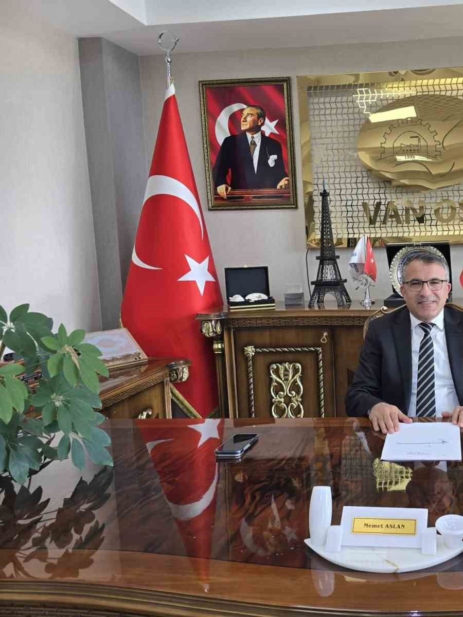 Van OSB Başkanı Memet Aslan’dan girişimcilere KOSGEB çağrısı: "Güncel destekler sanayimize güç katacak"
