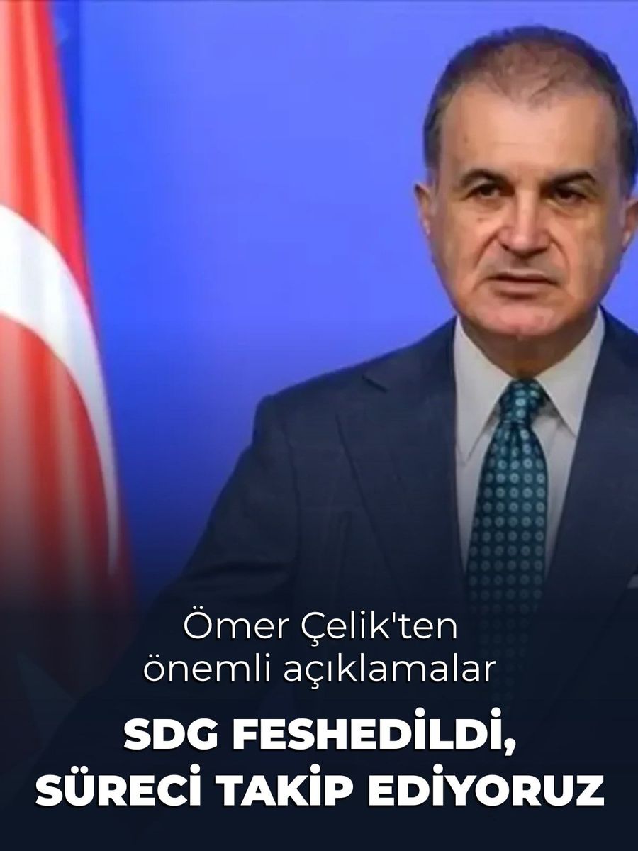 AK Parti Sözcüsü Ömer Çelik: "Silahsızlandırma kapsamında ilgili kurumlarımız çalışmalarını sürdürüyorlar"
