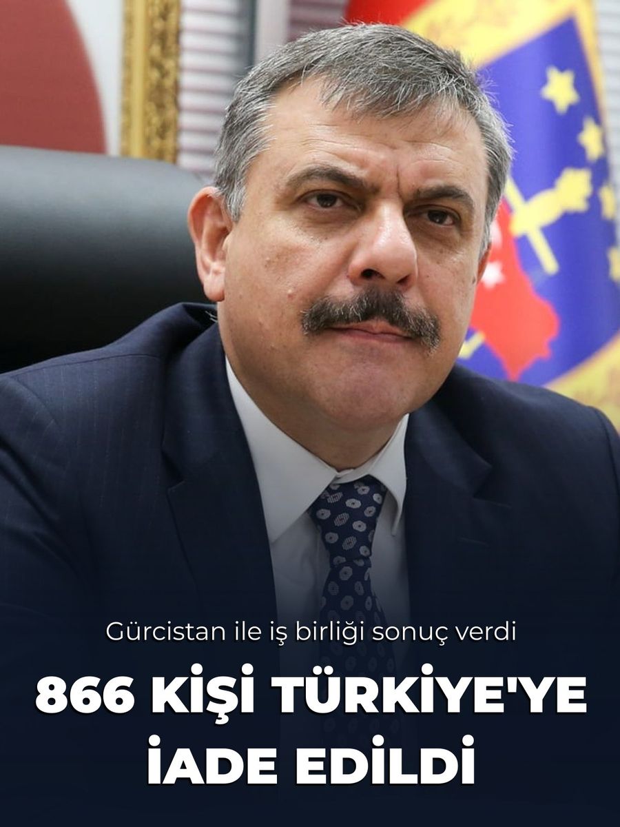 Bakan Çiftçi: "Gürcistan’dan bugüne kadar 866 kişinin ülkemize iadesi ve sınır dışı işlemleri gerçekleştirildi"