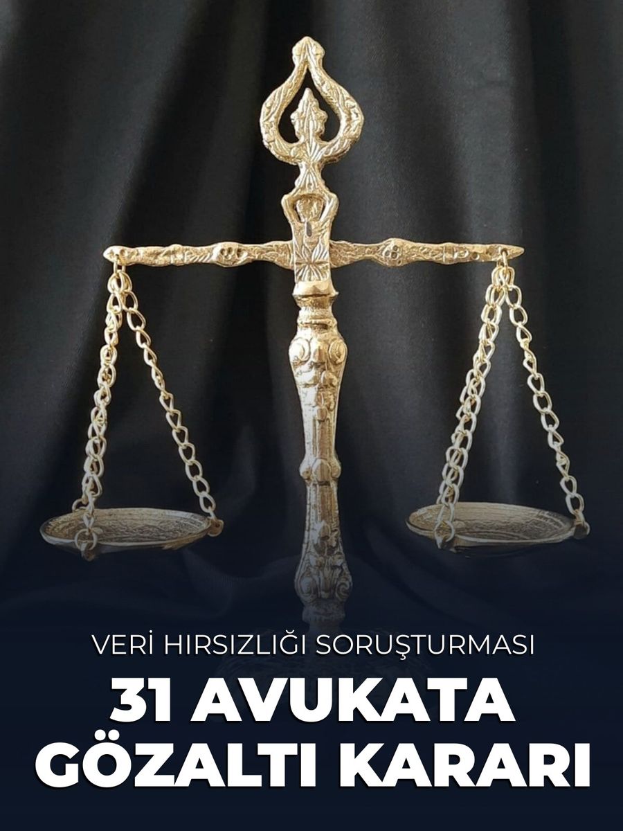 Kişisel verileri yasa dışı panel sistemlerinde kullanan 31 avukat hakkında gözaltı kararı