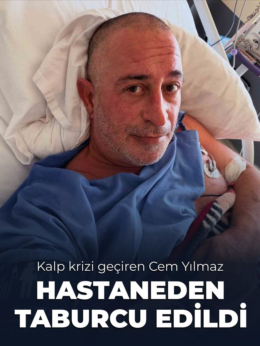Kalp krizi geçiren Cem Yılmaz taburcu oldu